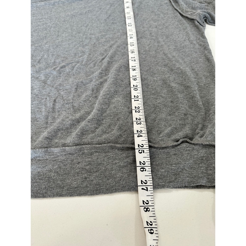Easel Los Angeles Womens Gray Ribbed Knit Oversized Boat Neck Pullover Sweater L - Picture 5 of 5